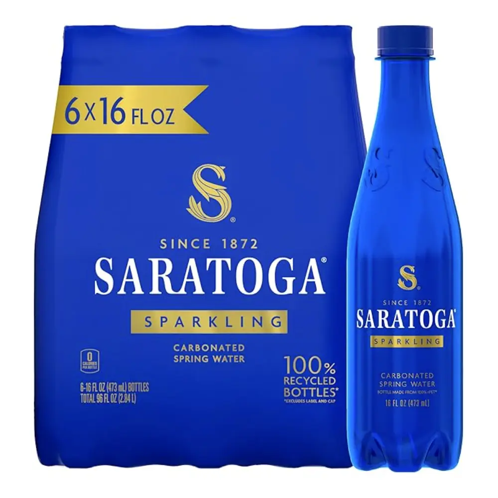 Water Sparkling Carbonated 6 pk – Plastic – 16oz (473ml)