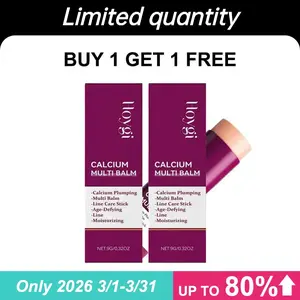 Buy 1 get 1 free Multi-function Calcium Intense Volume Multi Balm, Anti-Aging, Sagging, Wrinkles Face Fix Eye Cream for Finelines Firming Pores Multi-Correction Skin Anti-Wrinkle Moisturizing Care Midlife Hydro Boost Hydrating Makeup Stick