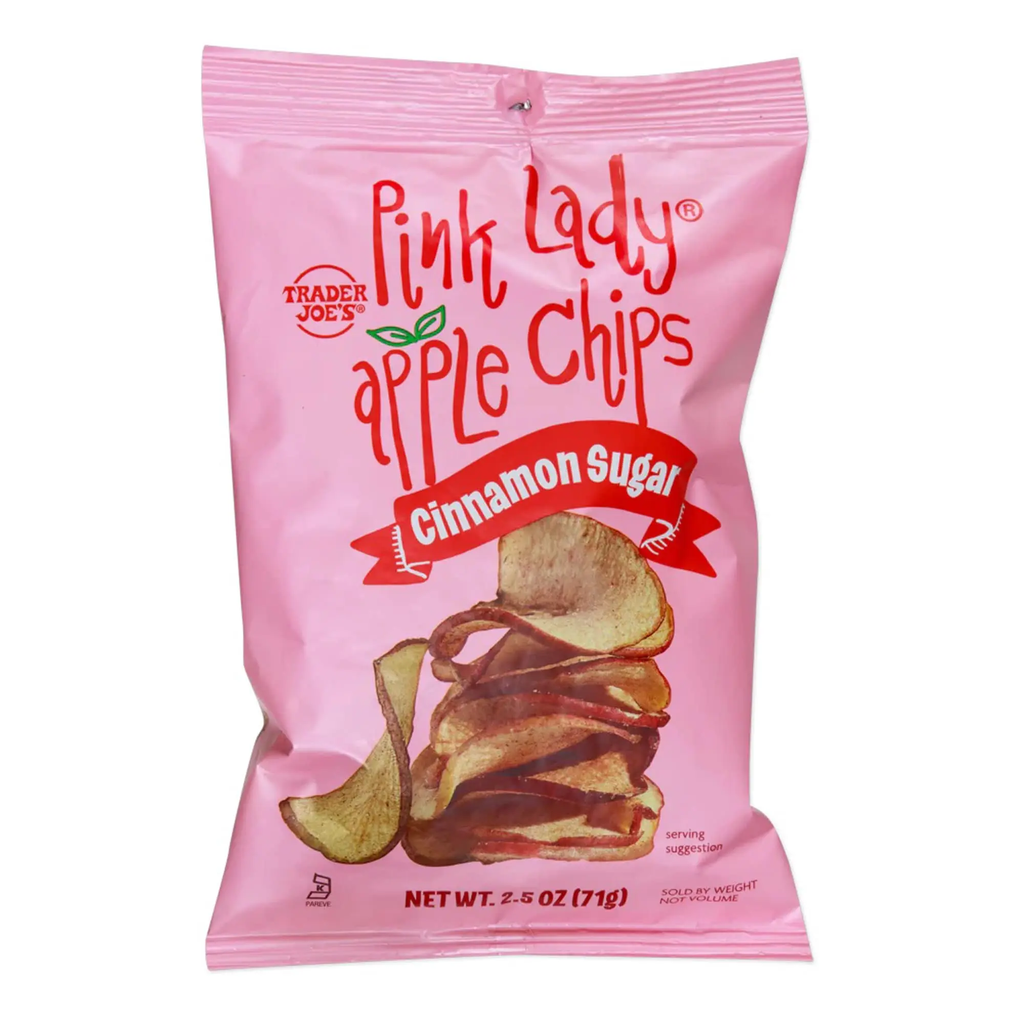 Trader Joe's Pink Lady Apple Chips, Dried Fruits, Snacks, 2.5 oz. Trader Joe's Pink Lady Apple Chips, Dried Fruits, Snacks, 2.5 oz.