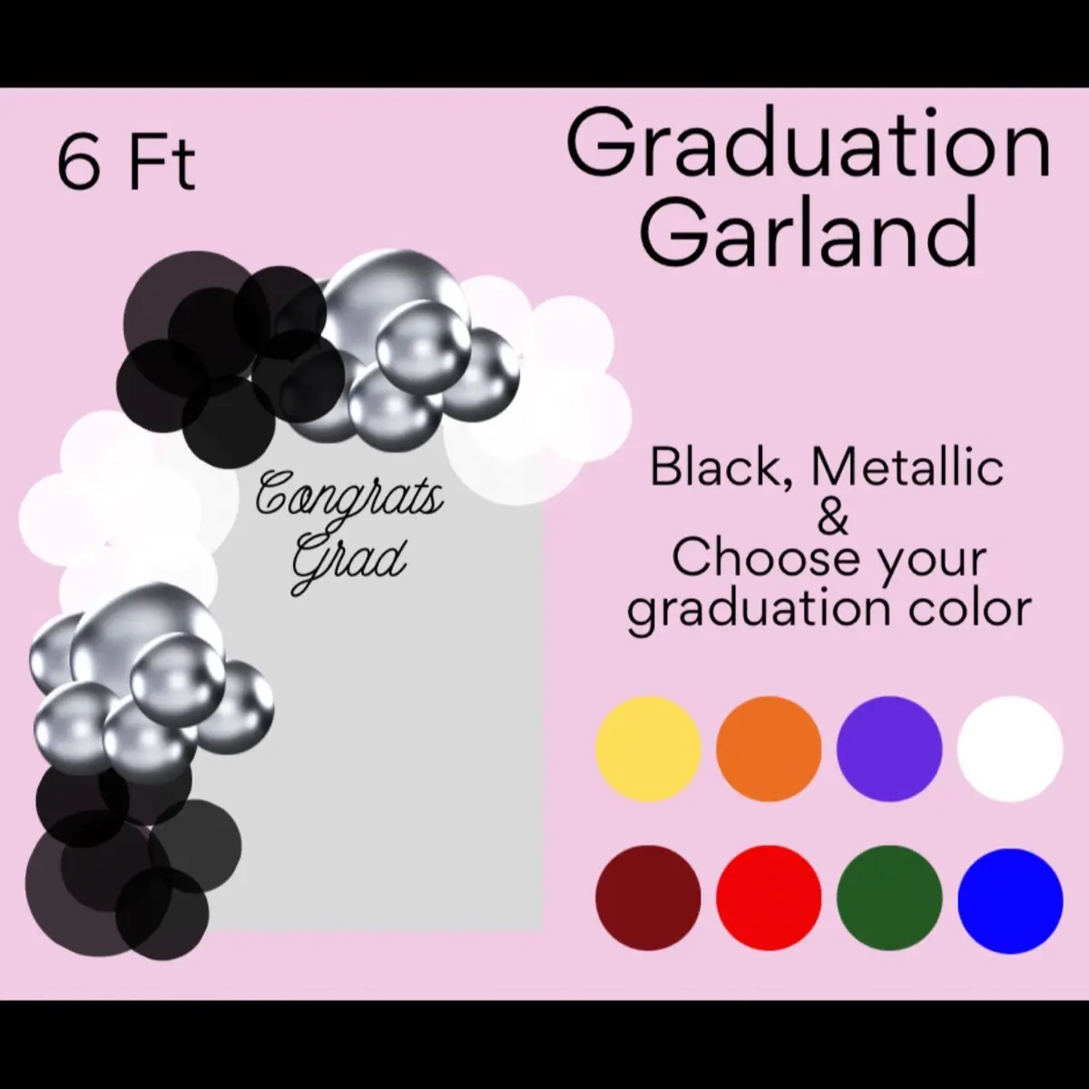 Graduation Garland 95pc 6ft