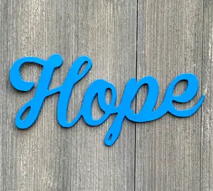Hope Metal Sign Cutout - A Inspiring and Stylish Addition to Any Home or Event