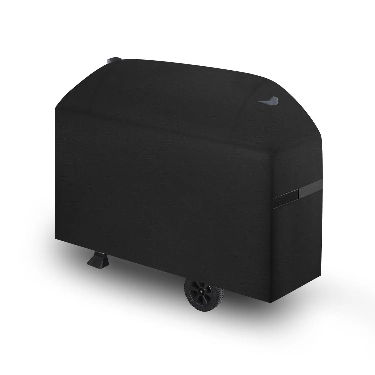 【SummerFinds】VEVOR 63-in Heavy-Duty 600D Polyester BBQ Grill Cover, Waterproof, Fade-Resistant, Reflective Handles, Reinforced Seams, Easy On/Off, Hook-and-Loop Straps, Easy Maintenance, Prevents Fading, Extends Grill Lifespan, Black Outdoor Cover, Sun Pr