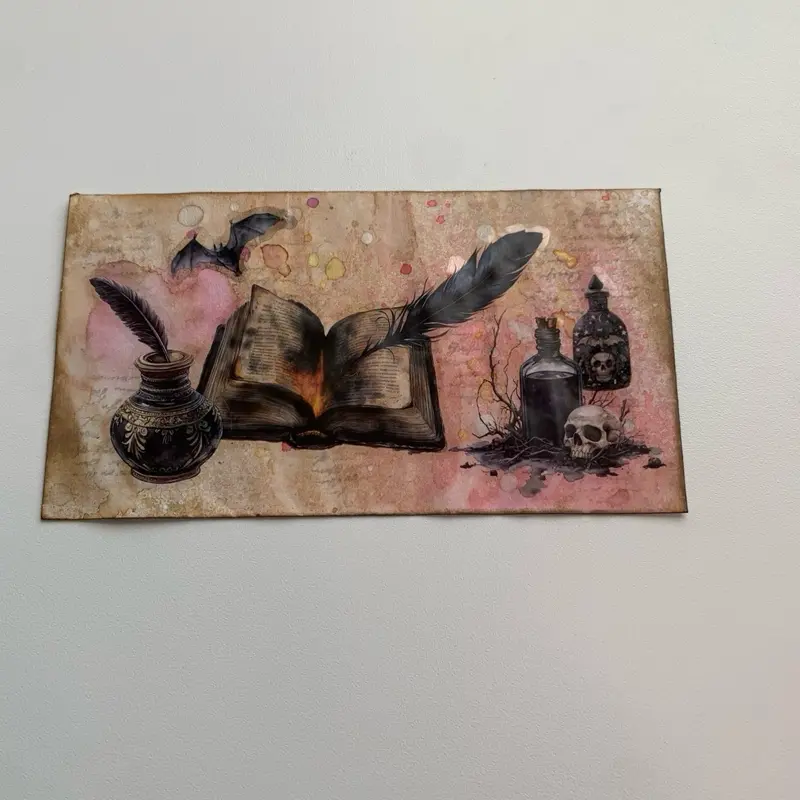 Handmade Coffee-Dyed & Decorated Envelope – Junk Journals & Scrapbooking