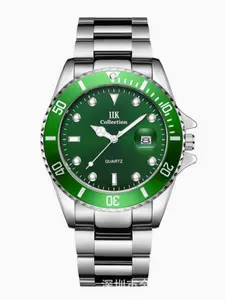 Iik Business Fashion Men's New Watch, Diving Style, Multiple Colors, Night Light Waterproof Calendar Window, Quartz Wristwatch Gift