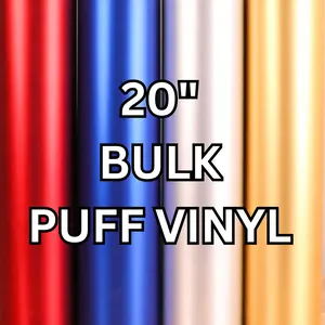 Metallic Puff Vinyl HTV 20" - VTS 3D Super Puff