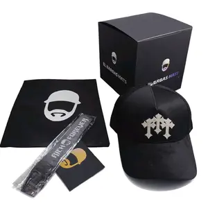 BARBAS HATS X CT[3 CRUCES]with Box ,bag , certificate and keychain