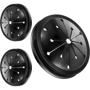 3 count Garbage Disposal Splash Guard, Durable Rubber Material, 3.1-Inch Universal Fit for Splash Guard Sink Baffle Disposal Replacement   Disposal Part