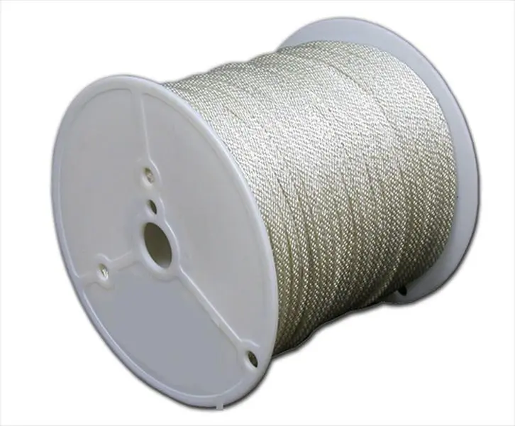 T.W. Evans Cordage 266-080-68 Braided Nylon Ropes, 0.25 in. x 500 ft. Solid Braid Nylon Rope Spool