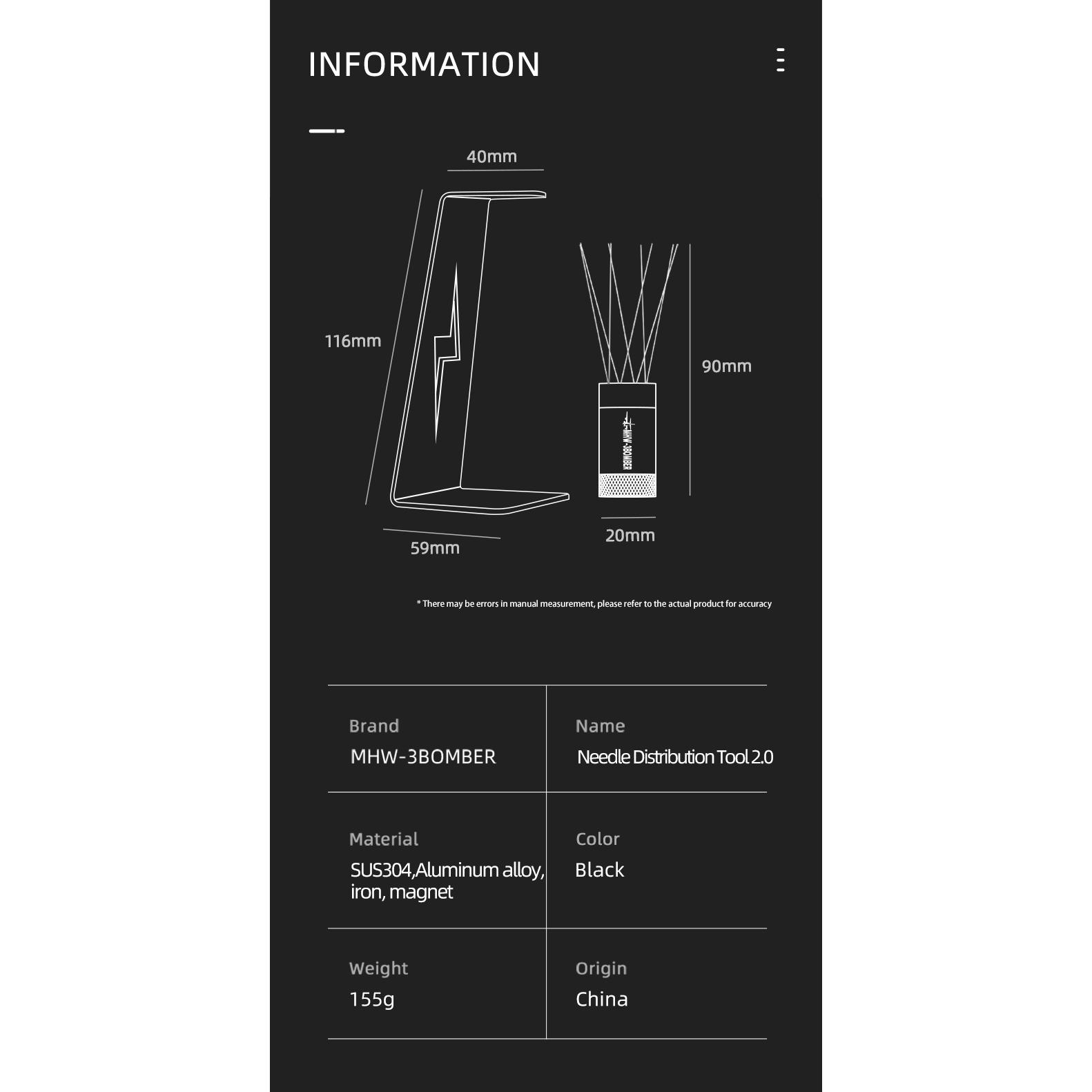 MHW-3BOMBER Espresso Distribution Tool Coffee WDT Adjustable Needles Stirrer with Magnetic Rack Professional Barista Accessories