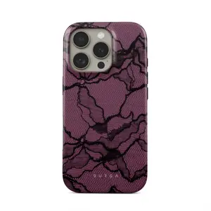 That Girl Floral Lace Magsafe Phone Case, Tough Phone Cases, Gift for Her, compatible with iPhone 12 and up