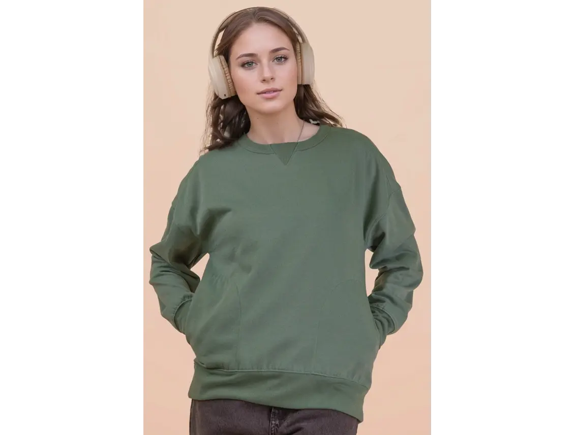 Everyday Comfort Crew in Sage
