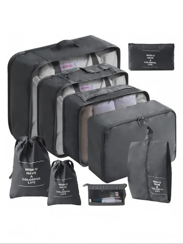 Portable Travel Storage Bag Set, Travel OrganizerSet for Clothes, Shoes, Cosmetic, TravelEssentials for Men & Women, Organizer Luggage