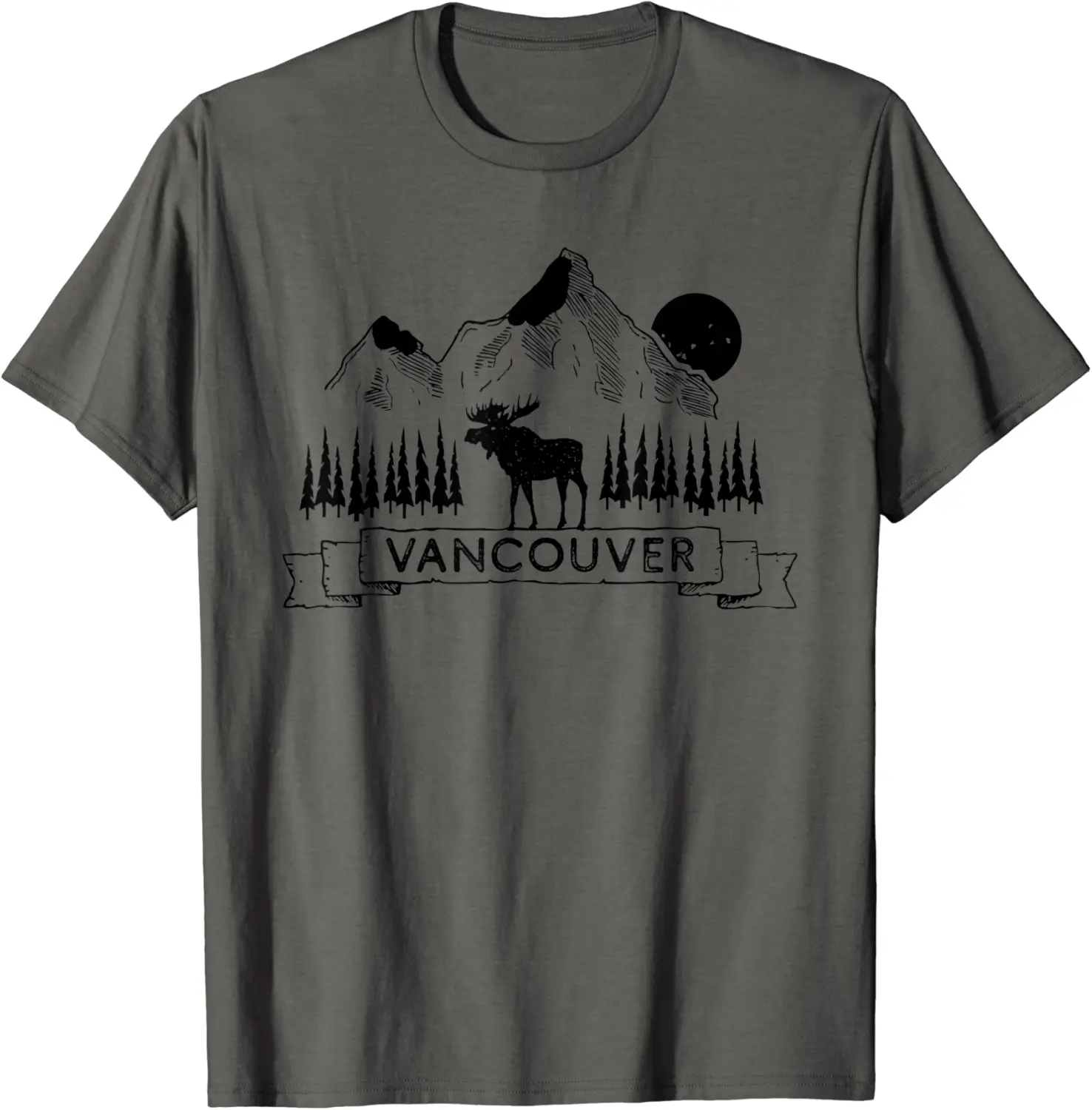 Vancouver Shirt | Vancouver BC Canada Gift | Vancouver Moose T-Shirt - Shivanic Shop 76B0812DWRMN