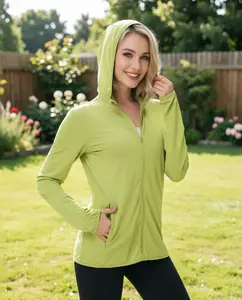 Women's Summer Sun-Protection Jacket – Plus Size, Lightweight, Solid Color, UPF 50+ UV Protection, Long-Sleeve Outdoor Wear