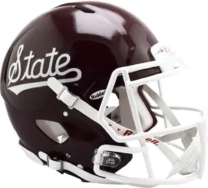Riddell Mississippi State Bulldogs 2023 Maroon with Script Revolution Speed Authentic Helmet