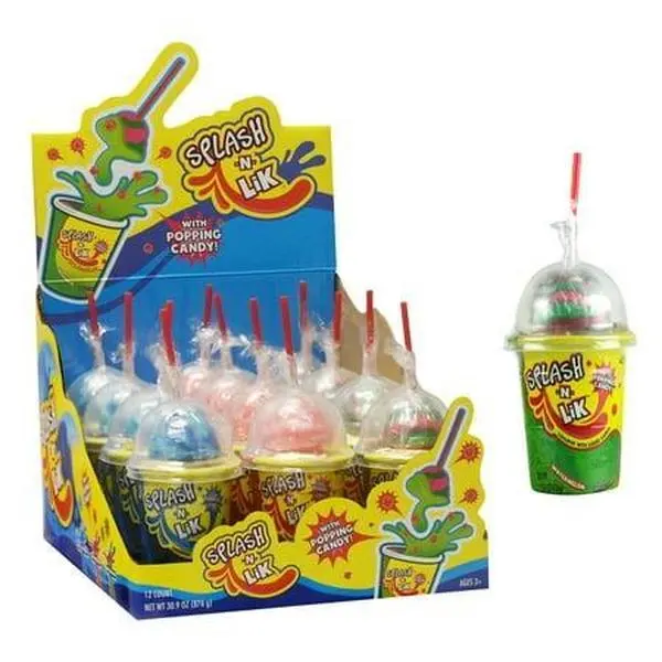 Koko Splash Lik Lollipop 12 Ct 2.57 Oz Tray
