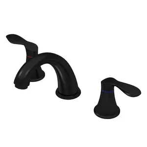 【GARVEE】Bathroom Faucet, 8 inch Bathroom Faucets for Sink 3 Hole, Matte Black