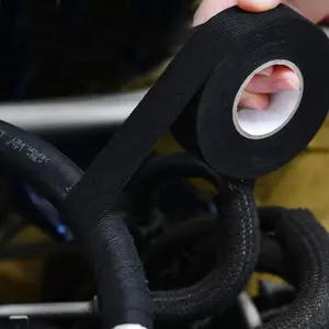 Automotive Wiring Harness Cloth Tape, 1 Roll High Temperature Resistant Cloth Tape, Car Audio Sound Noise Reduction Packaging Tape