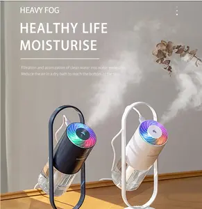 ZenMist Rainbow Light Air Humidifier - Enhance Your Living Space with Soothing Moisture and Ambiance