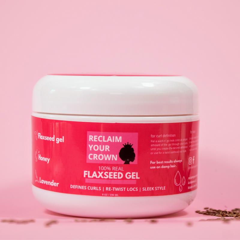 100% Real Flaxseed Gel | Wash N' Go | Curl Gel | Flake Free Haircare