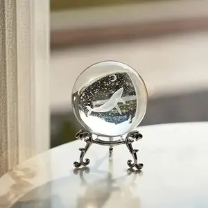 Dreamy 3D Carved Whale Ball, Starry Night Design, Perfect Gift for Christmas, Valentine's Day, Mother's Day, Graduation, Home Decor