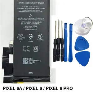 Battery for Google Pixel 6 Battery / Google Pixel 6A Battery / Google Pixel 6 Pro Battery with screwdriver tools kit