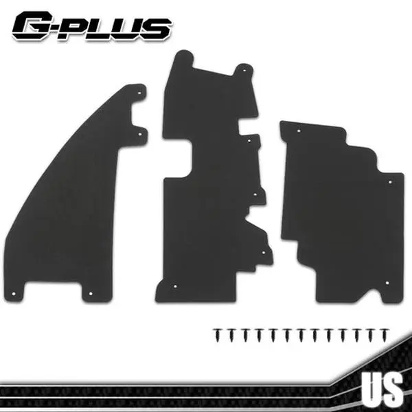 1 Set Radiator Grille Air Deflector Auto Replacement Body Part with Fasteners, Flame Retardant, High Temperature Resistance, Good Waterproof Performance, Light Texture, Optimal Cooling Efficiency for 09-14 Ford F-150 & Raptor