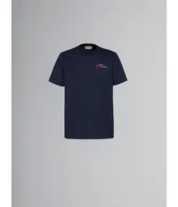 MARNI Crossword Heart Organic Cotton Jersey S/S T-shirt Mens Apparel