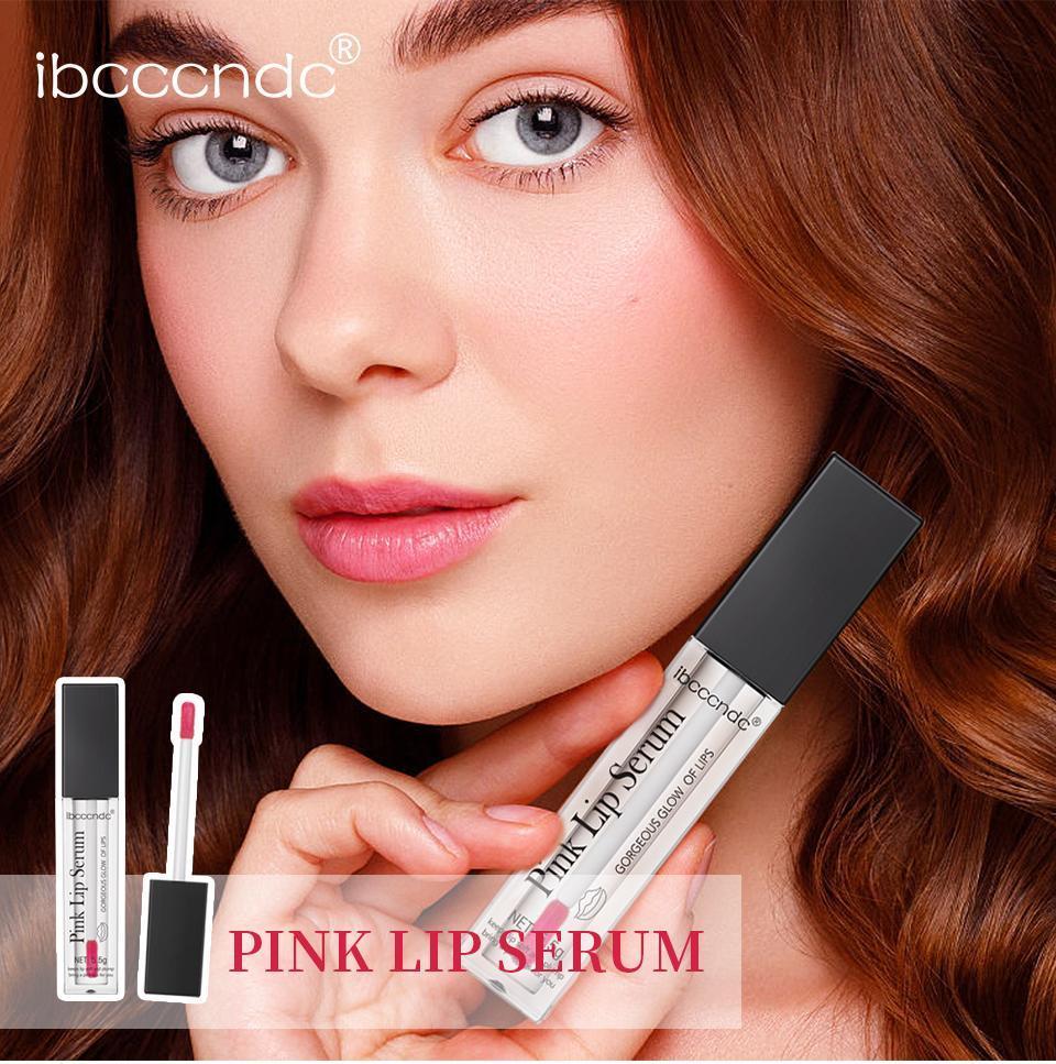 Pink Lip Serum Moisturizing Fresh Effective Reduce Pigmentation Exfoliating Plumper Sexy Care Cosmetics
