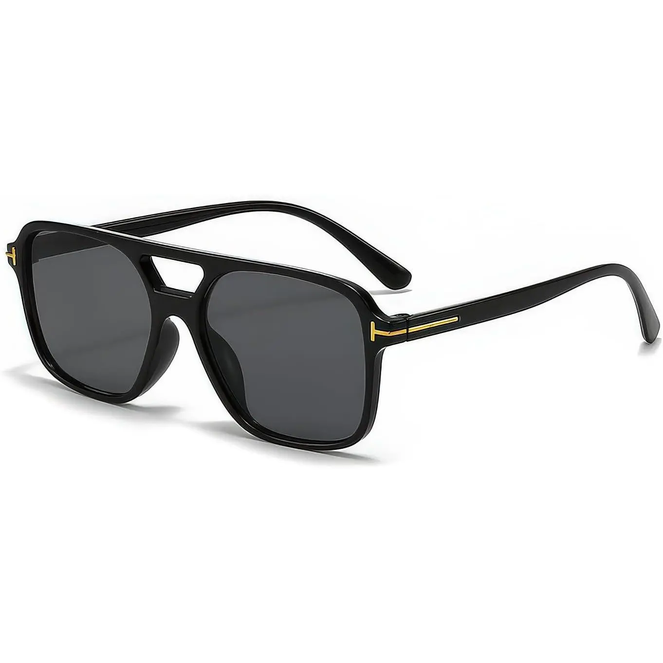 Classic Aviator Sunglasses for Women Men Retro Rectangle Trendy Square Shades Sun Glasses SG3885