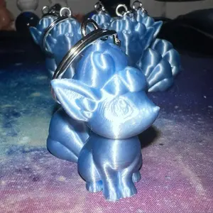 Alolan Vulpix Keychain