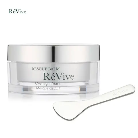 RéVive Rescue Balm Overnight Face Mask - Nourishing Facial Mask to Help Visibly Improve Signs of Stress & Restore Skin Vitality - Made with Peptides, Shea Butter & Aloe Vera to Soothe Skin (2.5 oz)