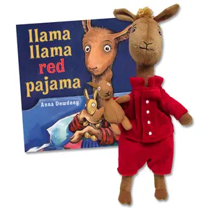 Kaplan Early Learning Llama Llama Red Pajama Hardcover Book & Plush Set