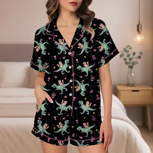 Princess Donut & Mongo Pajamas Set, Dungeon Crawler Carl Long Sleeve Pajamas, Funny Cat Dinosaur Sleepwear, Cozy Gamer Gift