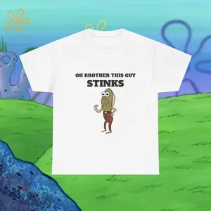 Oh Brother This Guy STINKS Shirt  Funny SpongeBob Meme Tee  Nostalgic 2000s Cartoon Shirt  Unisex Graphic Tee  Sarcastic Gift for Friend
