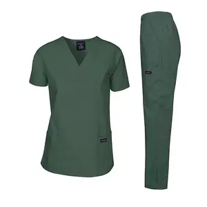 UNISEX MEDICAL UNIFORM SET (HUNTER GREEN)