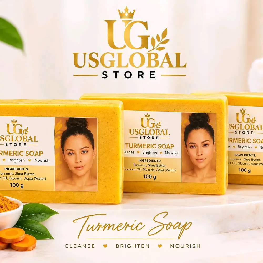 Handmade Turmeric and Carrot Soap Bar for Skincare - Natural Ingredients for Skin Repair