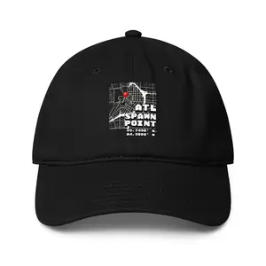Spawn Point Atlanta Low Profile Baseball Dad Hat – Gamer Streetwear Map Cap