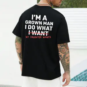 I'm A Grown Man I Do What My Daughter Wants T-Shirt, Funny Girl Dad T shirt, Dad Humor Gift, For Men
