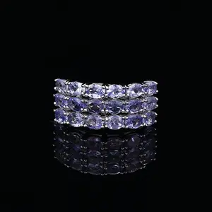 S925 silver Tanzanite ring Natural gemstone adjustable size, with quality setting Engagement Ring, Elegant and Luxurious for Women, Girl friend, Brides, Grils as Wedding&Birthday Gift, Perfect for Daily Wear and Party, Valentine's Day Gift