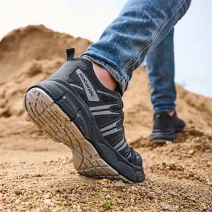 NETANAC Steel Toe Shoes for Men Women Comfortable Breathable Safety Sneakers with Durable Soft Sole & Puncture-Resistant Kevlar Midsole