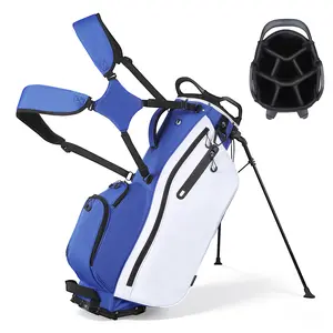 VEVOR Golf Cart Bag, 7 Way Top Divider Organizer, Club Stand Bag with Full-length Divider, Handles, Dual Support Legs, Storage Pockets, Dual Shoulder Straps, Rain Hood, Lightweight for Men and Women