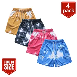 3-Pack Men's Summer Quick Dry Cargo Shorts - PolyesterElastic Waist, Loose Fit, S-XXL, 50-56cm Inseam, MachineWashable, USA Stock