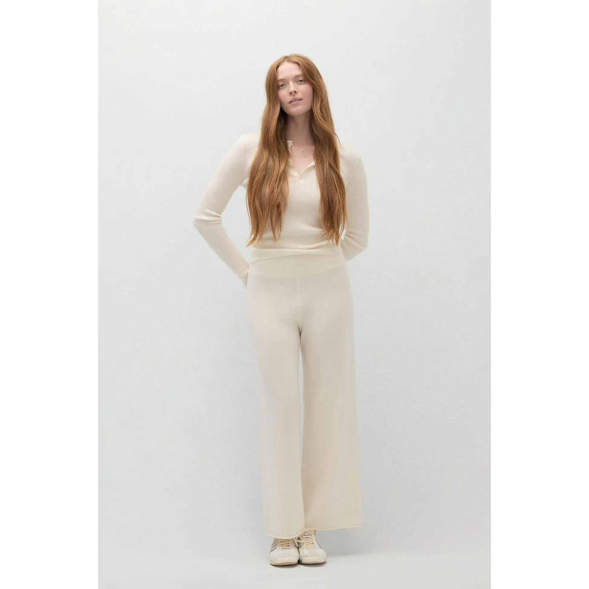 MARINA CROPPED CASHMERE PANT