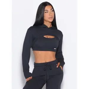 Sweat Bolero Hoodie