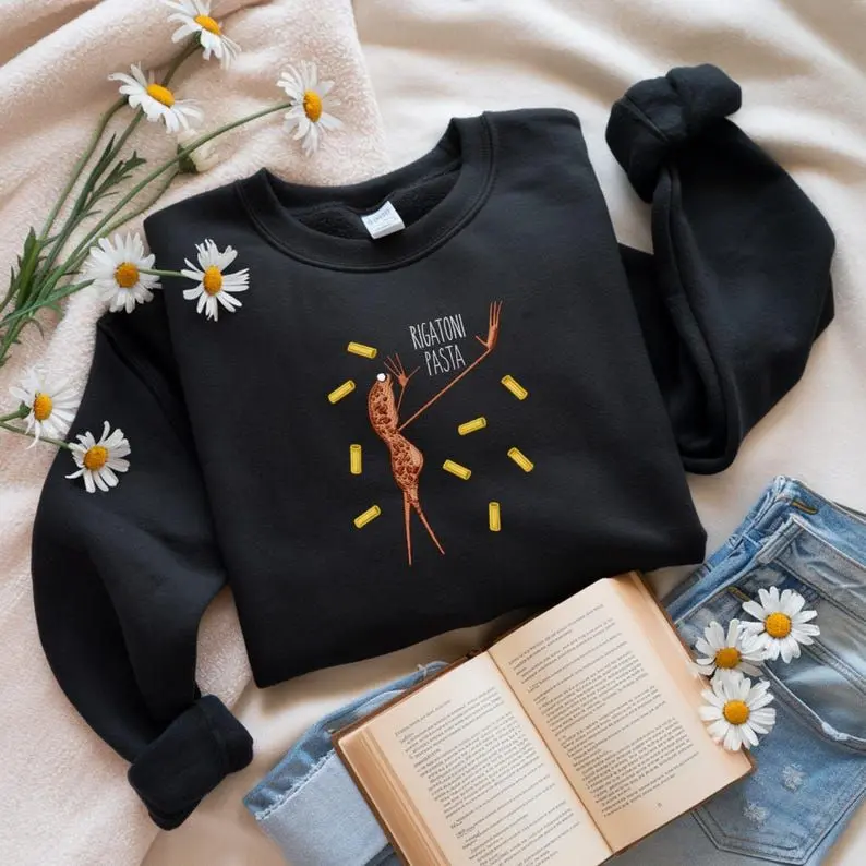 Embroidered Marcus the Worm Rigatoni Pasta Sweatshirt, I'm Looking For Jimbo James Shirt, Marcus The Worm Funny Meme Tee, Trending Shirt