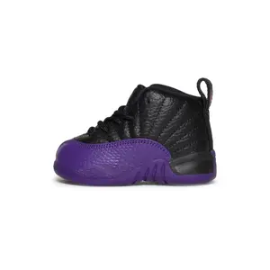 Toddler's Jordan 12 Retro Black/Field Purple (850000 057)