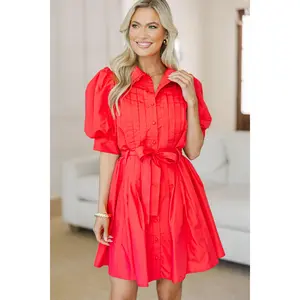 NURSING COLLECTION: Making Plans Red Dress