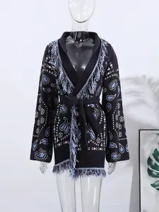 Paisley Knitted Cardigan