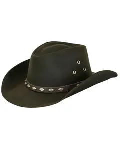 Outback Trading Co Men's Co. Men'S Badlands Oilskin Hat - 14716Brn